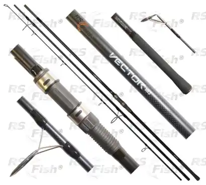 Angelrute Mivardi Vector Carp MK2 396 cm - 3,5 lbs - 3 teile + zweite gratis