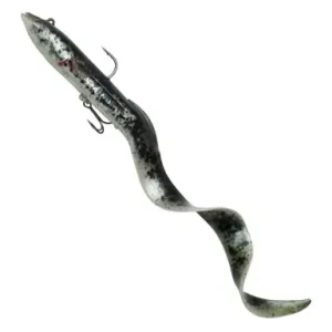 Savage Gear Gear 4D Real Eel - farbe Black Green Pearl