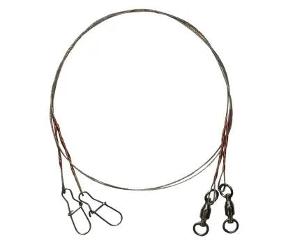 Stahlvorfächer York 7 x 7 - tragkraft 12,0 kg - wirbel - karabiner