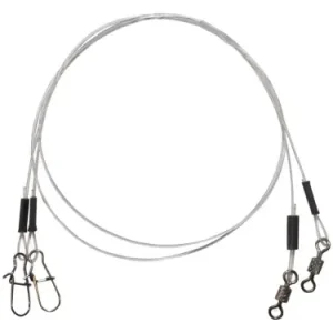 Vorfächer York Fluorocarbon - tragkraft 15,0 kg - wirbel - karabiner