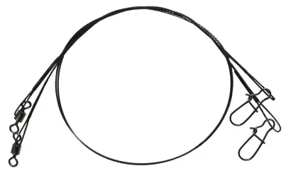 Stahlvorfächer York 1 x 7 - wirbel - karabiner