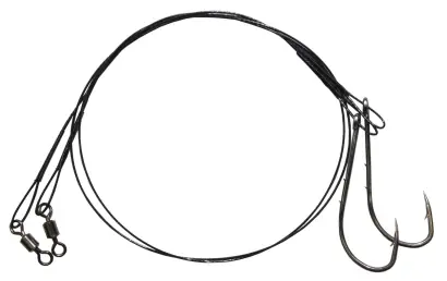 Stahlvorfächer York 1 x 7 - haken - karabiner