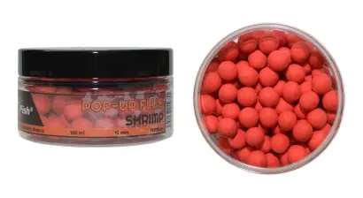 Boilies RS Fish PoP-Up 10 mm - Garnele
