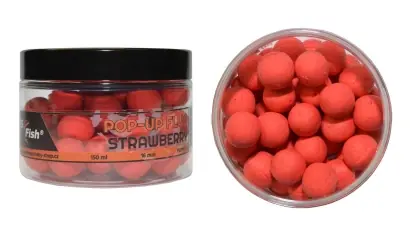 Boilies RS Fish PoP-Up 16 mm - Erdbeere