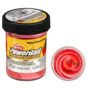 Těsto Berkley PowerBait Trout Bait Fruit Range - Strawberry Dream 1525273