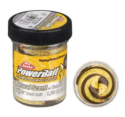 Těsto Berkley PowerBait Trout Bait Fruit Range - Banana Boost 1525274