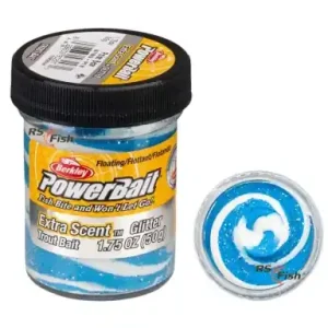 Berkley PowerBait Trout Dough Bait Swirls - Polar Bear - 1525054