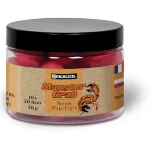 Boilies Radical Neon POP- UP´S Monster Crab