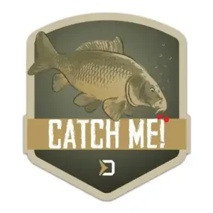 Aufkleber Delphin Catch Me! - Karpfen