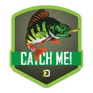 Aufkleber Delphin Catch Me! - Barsch