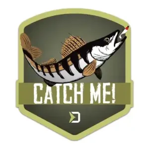 Aufkleber Delphin Catch Me! - Zander