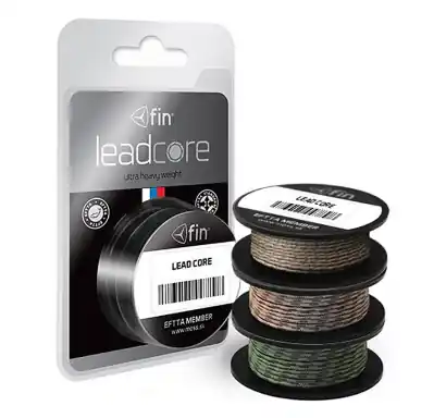 Schnur Delphin LEADCORE - farbe grün