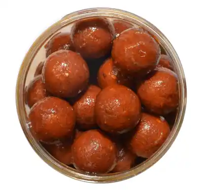 Boilies in dip Nikl - Chilli & Peach