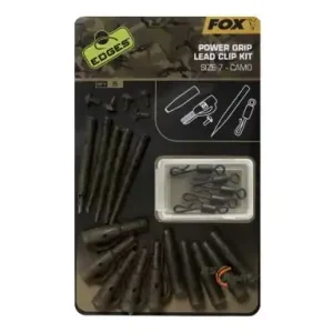 FOX Edges Camo Power Grip Lead Clip Kit - size 7 CAC776