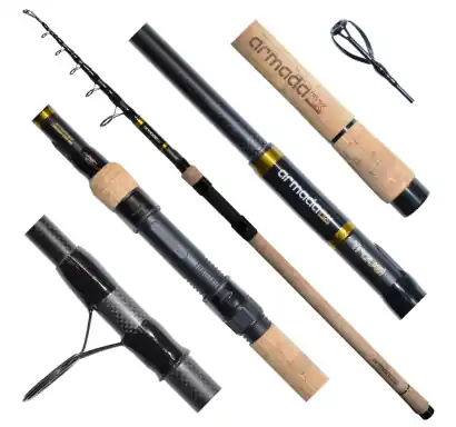 Angelrute Delphin Armada NX Travel BlackWay Cork 300 cm - 3 lbs
