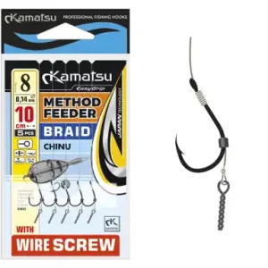 Vorfächer Kamatsu Method Feeder Braid - Chinu - Wire Screw