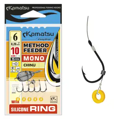 Vorfächer Kamatsu Method Feeder Mono - Chinu - Silicone Ring