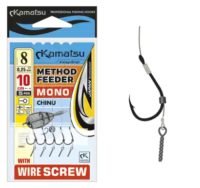 Vorfächer Kamatsu Method Feeder Mono - Chinu - Wire Screw