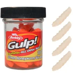 Berkley Gulp! Honey Worm - White 1480776