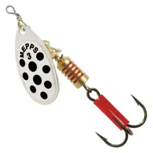Spinner Mepps Aglia Decoree - farbe silber / schwarz punkte