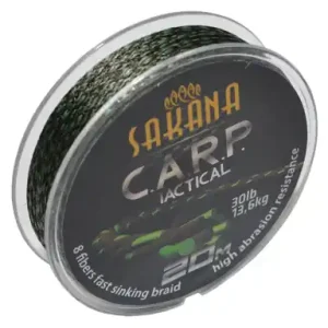 Geflochtene Schnur York Sakana C.A.R.P. Tactical - farbe grünbraun