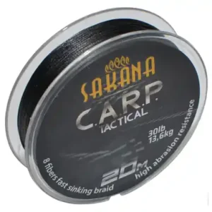 Geflochtene Schnur York Sakana C.A.R.P. Tactical - farbe schwarz