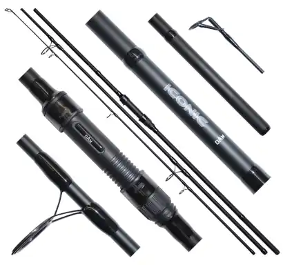 Angelrute DAM Iconic Carp 396 cm - 3,5 lbs - 3 teile + zweite gratis
