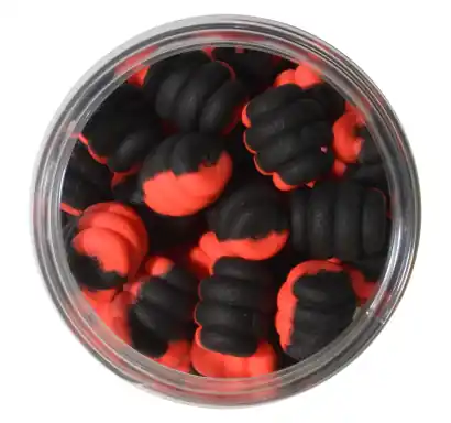 Boilies Traper DUO-Maggot Wafters - Erdbeere / Heilbutt