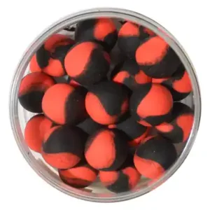 Boilies Traper DUO POP-UP - Erdbeere / Heilbutt