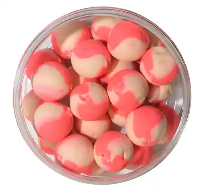 Boilies Traper DUO POP-UP - Erdbeere / Zahne