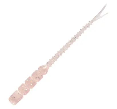 Mustad AJI Worm - Bachi - Bachi - farbe UV Red Krill Glitter (MAJI-BCI-2-6)