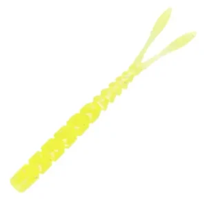 Mustad AJI Worm - Pilo - Pilo - farbe UV Clear Chatreuse (MAJI-PILO-2-5)