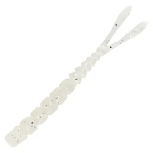 Mustad AJI Worm - Pilo - Pilo - farbe White Glow Glitter (MAJI-PILO-2-7)