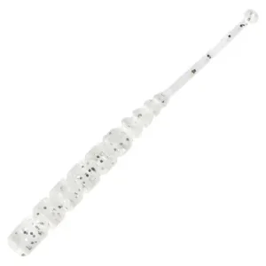 Mustad AJI Worm - Plu - Plu - farbe Clear Silver Glitter (MAJI-PLU-2-2)