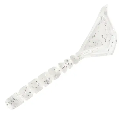 Mustad AJI Worm - Hila - Hila - barva Clear Silver Glitter (MAJI-HILA-1.7-2)