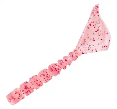Mustad AJI Worm - Hila - Hila - barva Clear Red Glitter (MAJI-HILA-1.7-3)