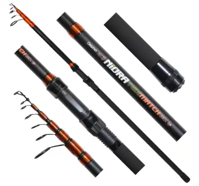 Angelrute Delphin Niora Tele Match 390 cm - 35 g