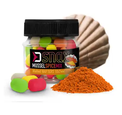 Boilies Delphin MIX D SNAX WAFT - Muschel / Gewürz
