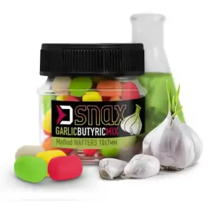 Boilies Delphin MIX D SNAX WAFT - Knoblauch / Butyric