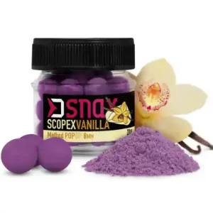 Boilies Delphin D SNAX POP - Scopex / Vanille