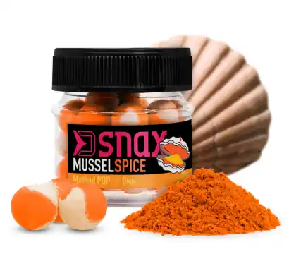 Boilies Delphin D SNAX POP - Muschel / Gewürz