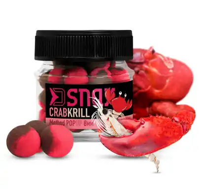 Boilies Delphin D SNAX POP - Krabbe / Krill