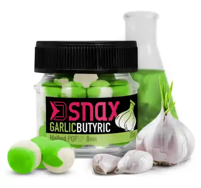Boilies Delphin D SNAX POP - Knoblauch / Butyric