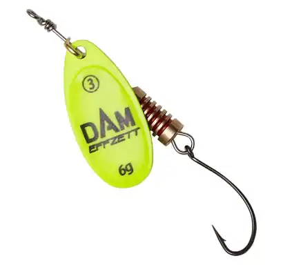 Spinner DAM Singlehook - Yellow