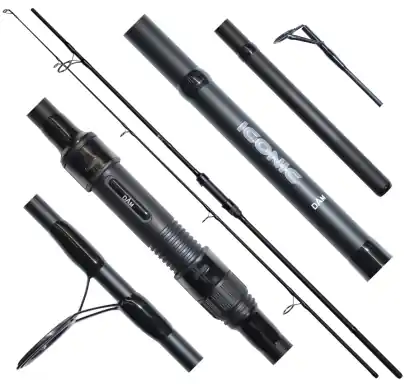Angelrute DAM Iconic Carp 240 cm - 2,50 lbs - 2 teile + zweite gratis