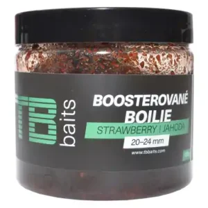 Boostered boilies TB Baits - Strawberry - Ø 20 - 24 mm