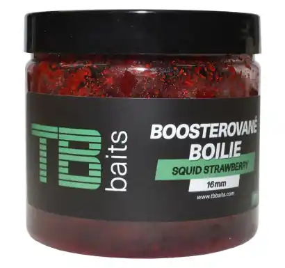 Boostered boilies TB Baits - GLM Squid Strawberry