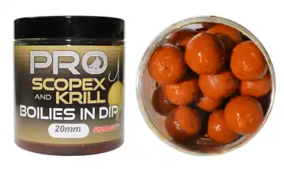 Boilies Starbaits Probiotic im dipu - Scopex Krill