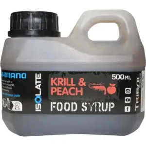 Shimano ISOLATE Food Syrup - Krill & Peach 500 ml