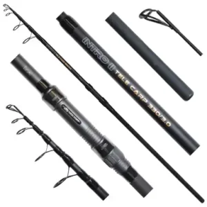 Angelrute Mikado Intro II Tele Carp 330 cm - 3 lbs + zweite gratis